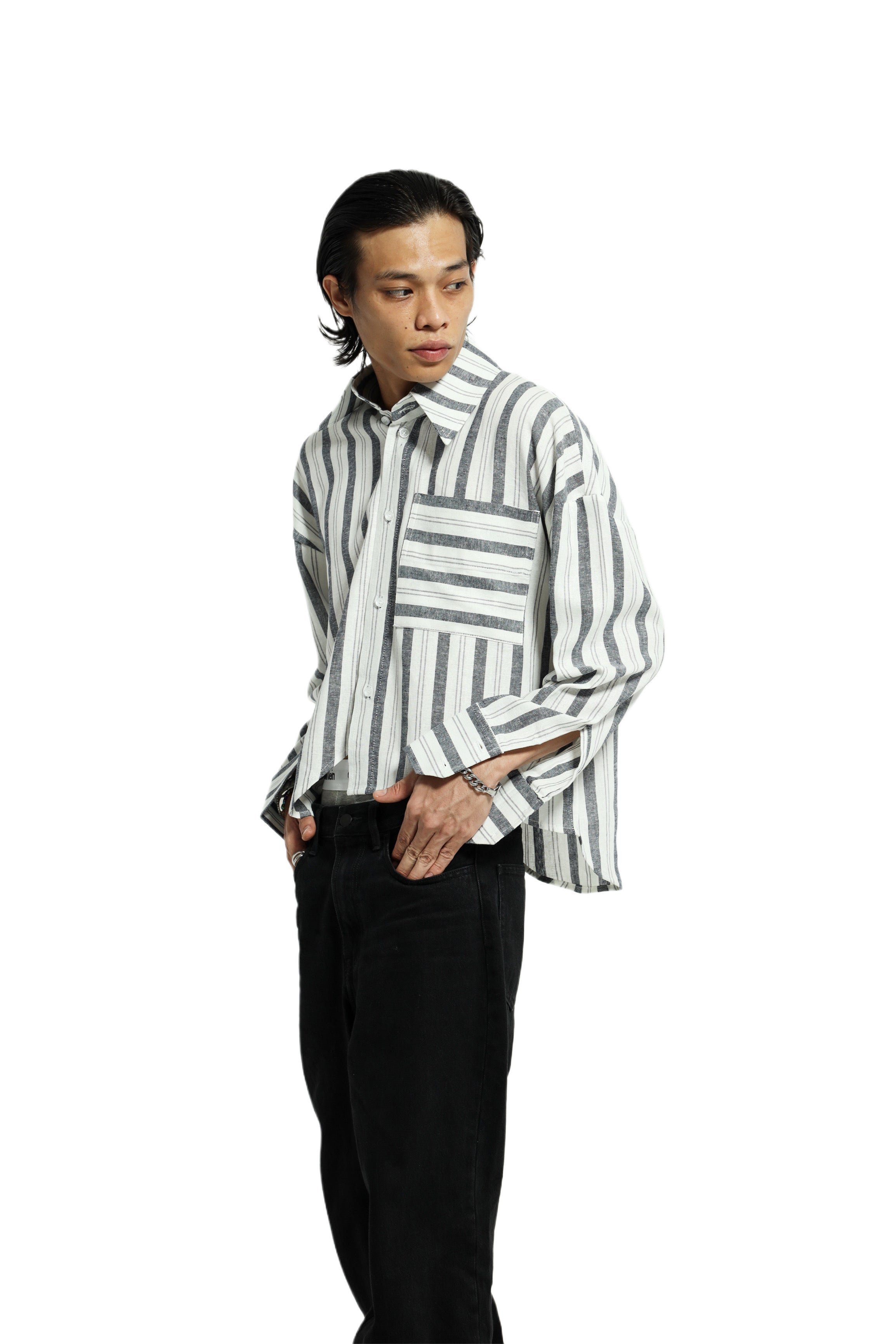 OFFBEAT SHIRT IN STORM NAVY