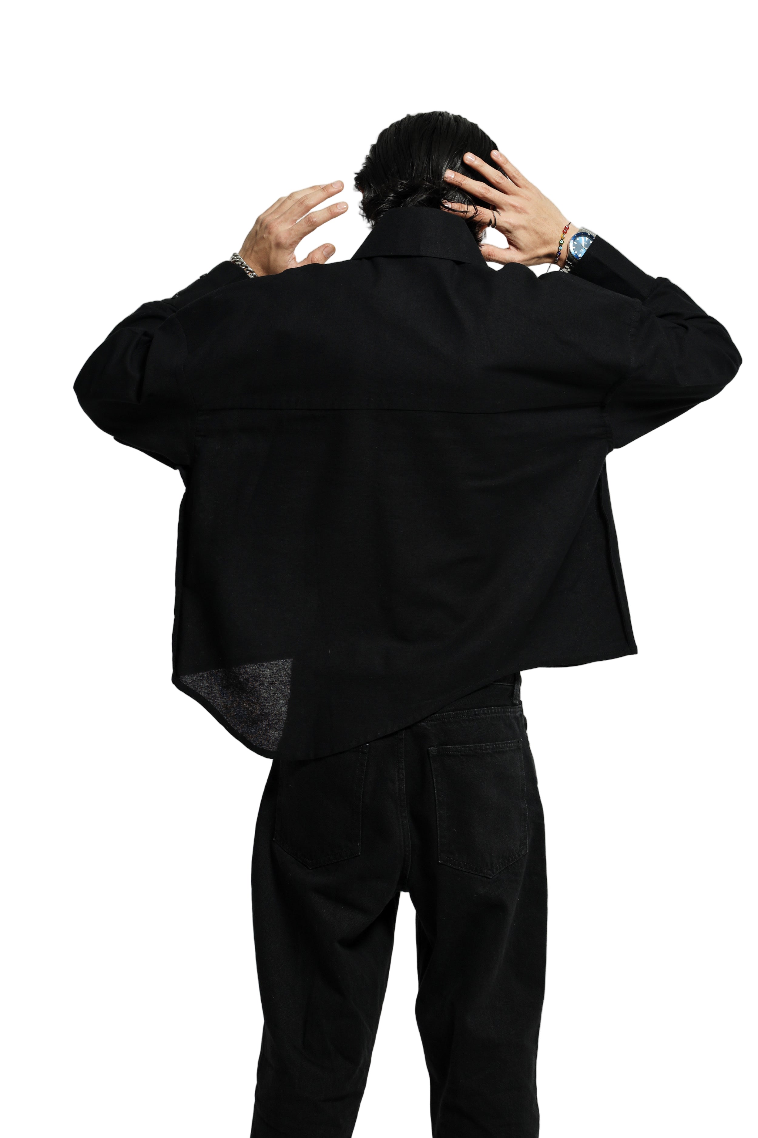 OFFBEAT SHIRT IN PITCH BLACK