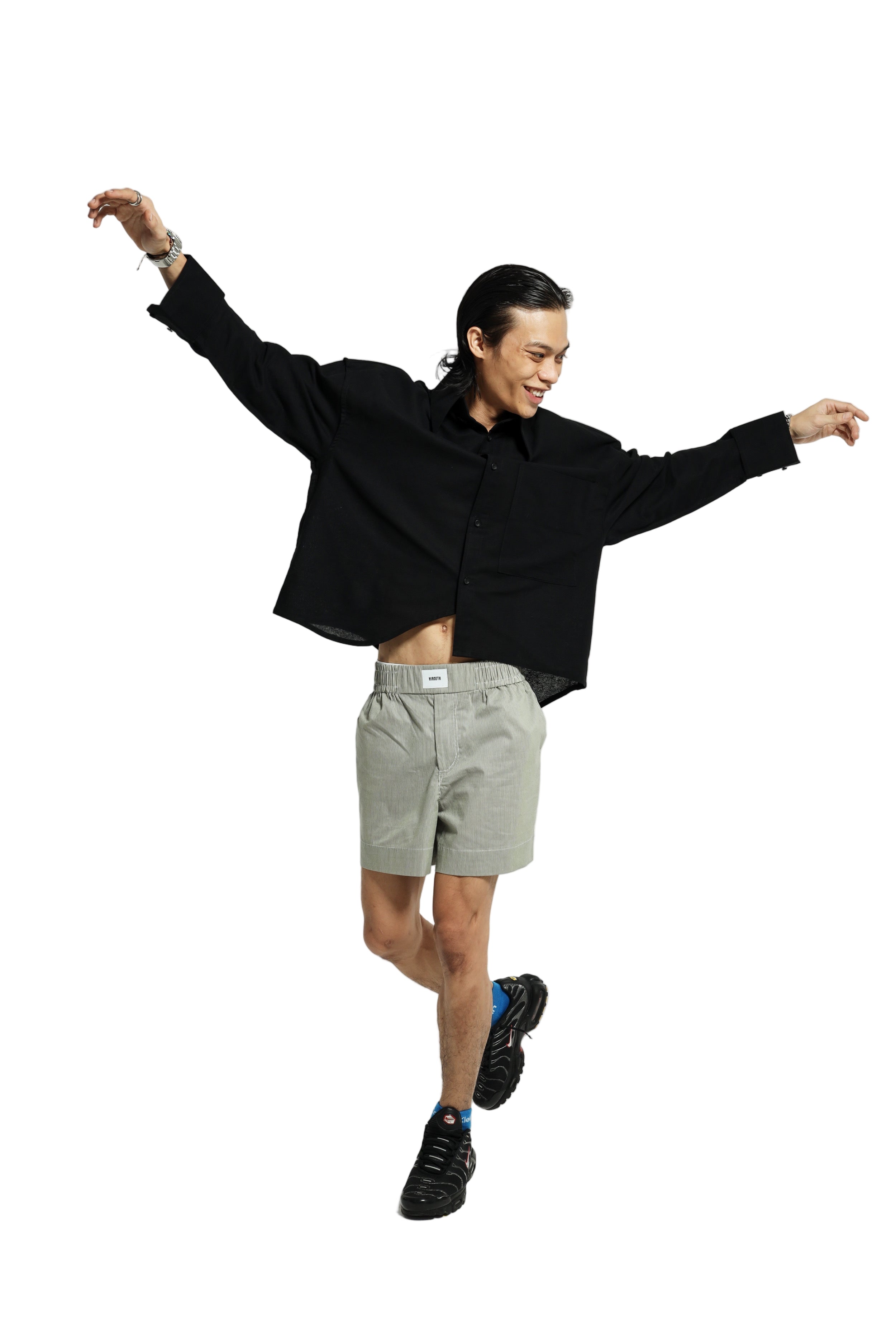 OFFBEAT SHIRT IN PITCH BLACK