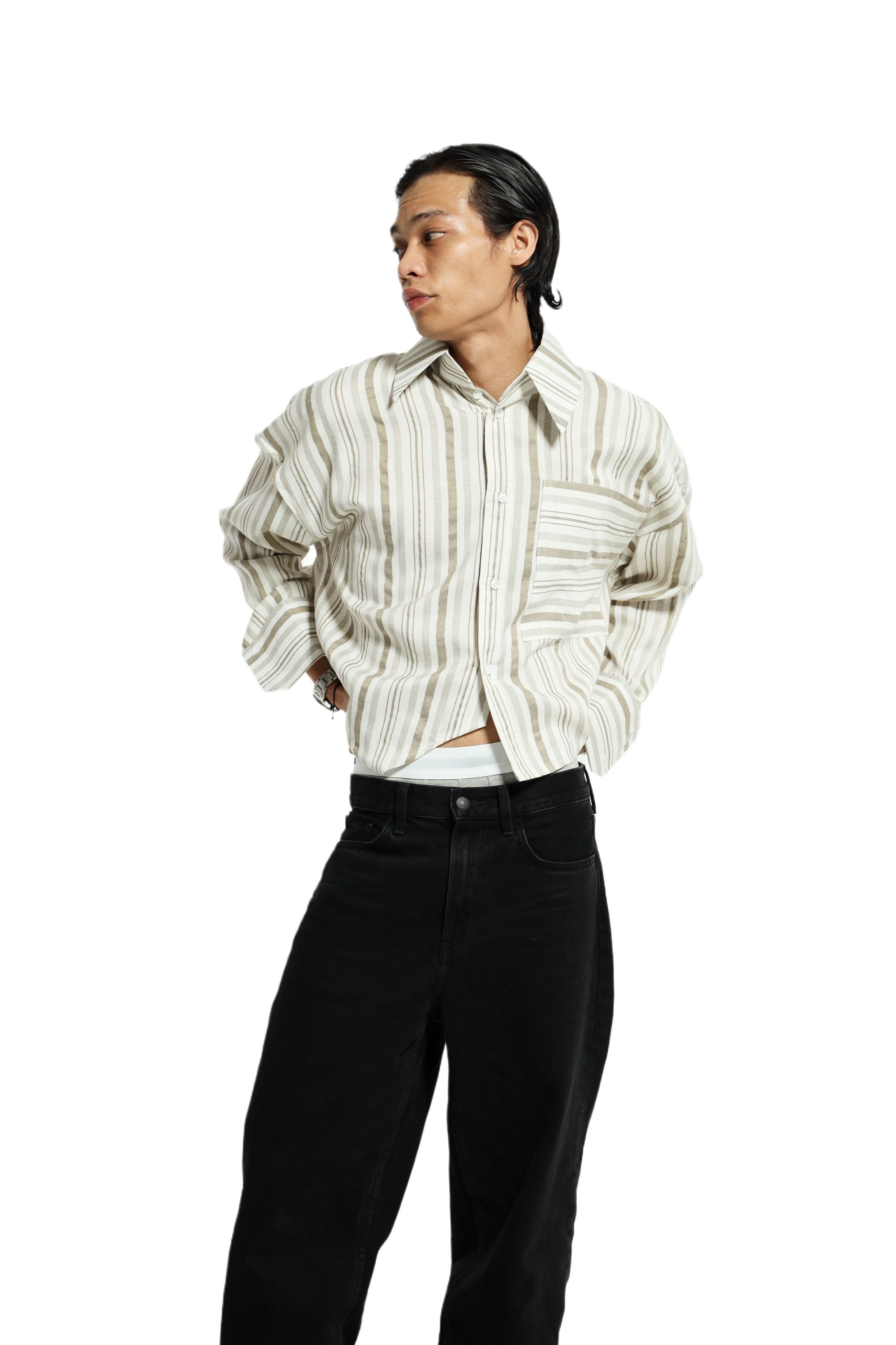 OFFBEAT SHIRT IN OLIVE